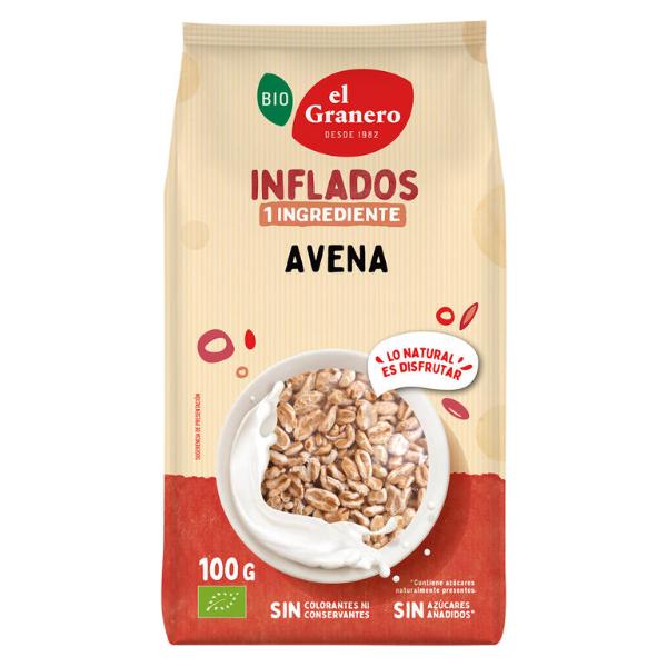AVENA HINCHADA BIO 100GR (GRANERO)