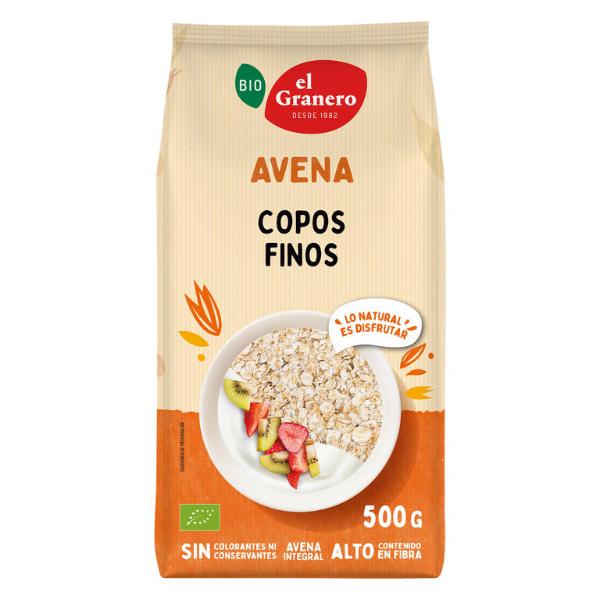 AVENA COPOS SUAVES BIOLOGICOS 500GR (GRANERO)