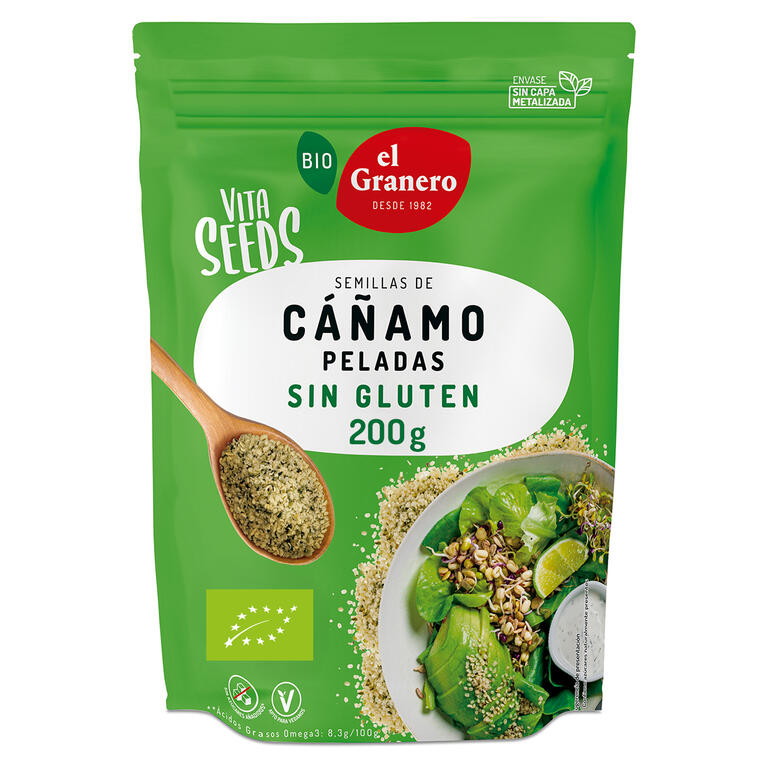 VITASEED SEMILLA CAÑAMO PELADO BIO 200g (GRA)