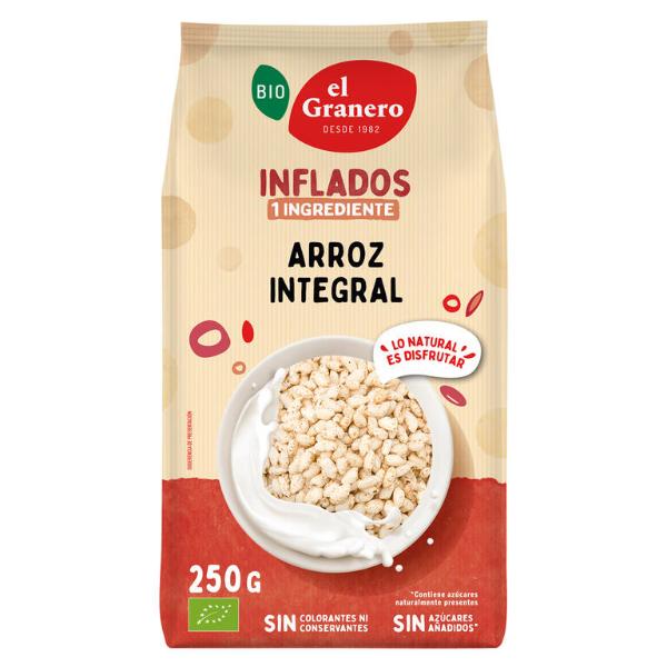 ARROZ INTEGRAL HINCHADO BIO 250GR (GRANERO)