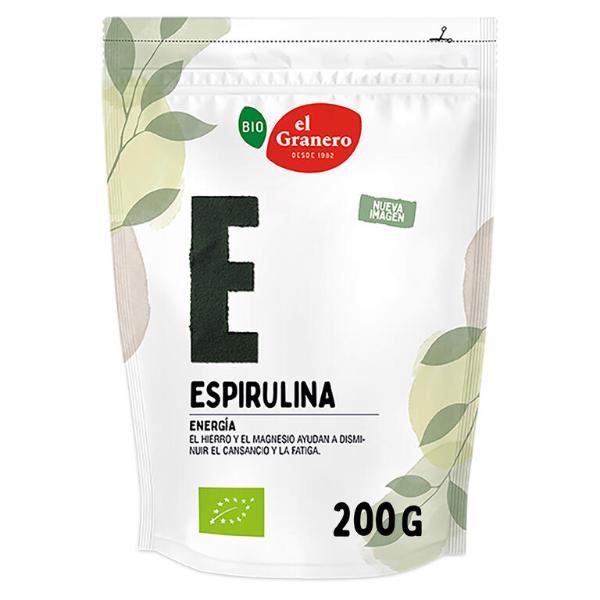 ESPIRULINA POLVO BIO 200 GR (GRANERO)