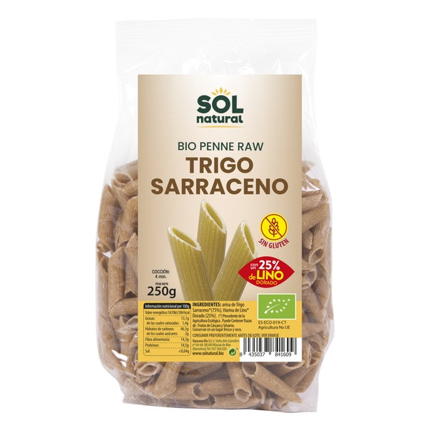 MACARRONES SARRACENO-LINO S/GL BIO 250G.