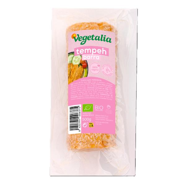 GRANEL TEMPE (SOJA) FRESCO BARRA BIO 500GR (VEGETALIA)