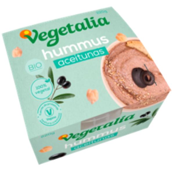 HUMUS ACEITUNAS NEGRAS FRESCO BIO 220G (VEGETALIA)