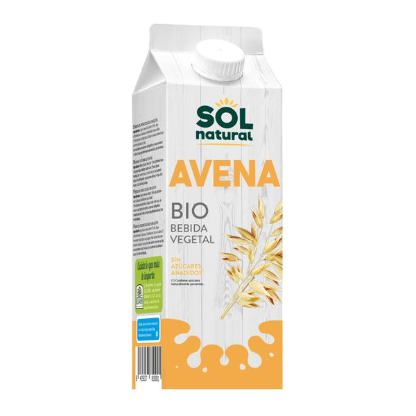 BEBIDA AVENA NAT.S/AZ.BIO 1LT. (SOL)