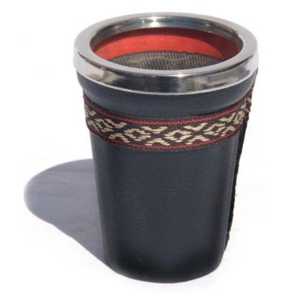 ACCESORIO MATE VASO CRISTAL FORRADO
