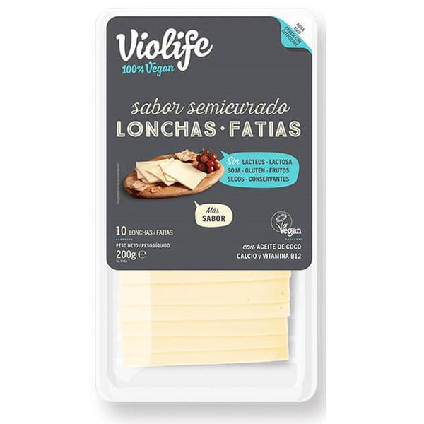 LONCHAS VEGANAS SABOR SEMICURADO 200G (VIOLIFE)