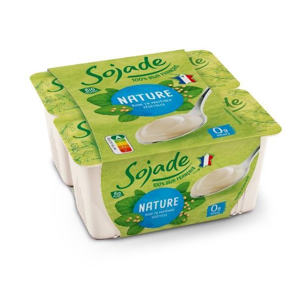 POSTRE DE SOJA NATURAL BIO 4x100GR (SOJADE)