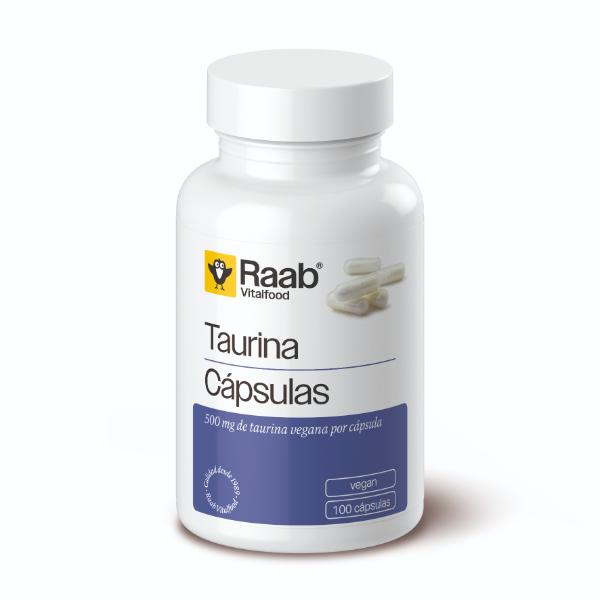 TAURINA VEGANA 100 CAPSULAS 600MG (RAAB)