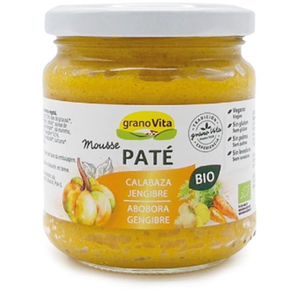 PATE CALABAZA-JENGIBRE BIO 175G TARRO CRISTAL (GRANOVITA)