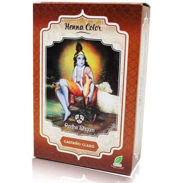HENNA CASTAÑO CLARO POLVO 100GR (RADHE)