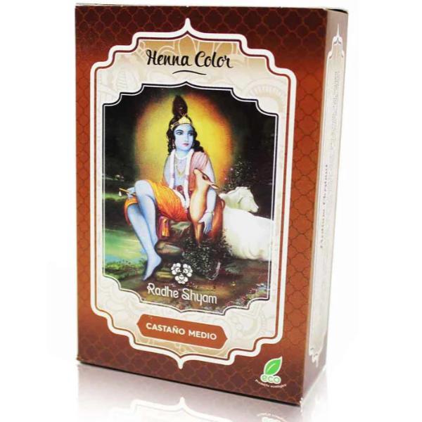 HENNA CASTAÑO MEDIO POLVO 100GR (RADHE)