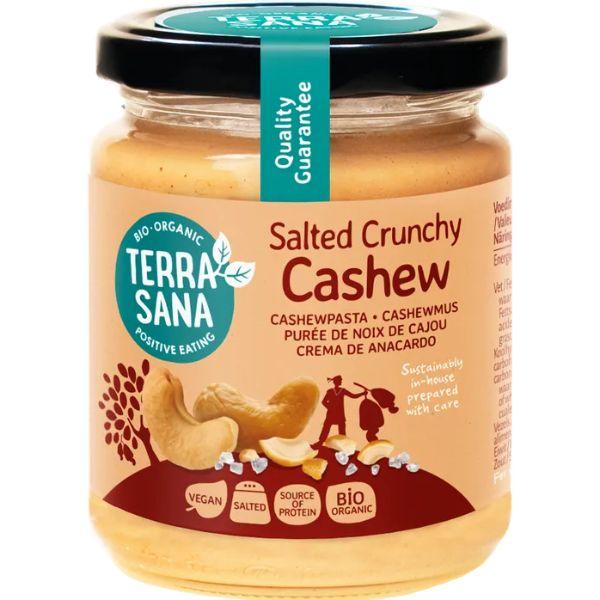 CREMA ANACARDOS CRUNCHY CON SAL HIMALAYA BIO 250g (TERRASANA)