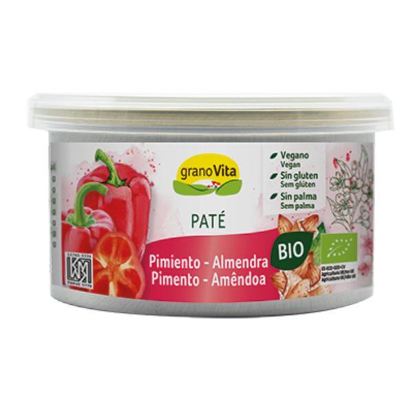 PATE PIMIENTO-ALMENDRA BIO 125G LATA (GRANOVITA)