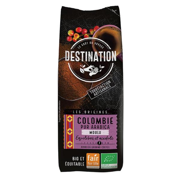 CAFE MOLIDO COLOMBIA 100% ARABICA BIO 250G (DESTINATION)