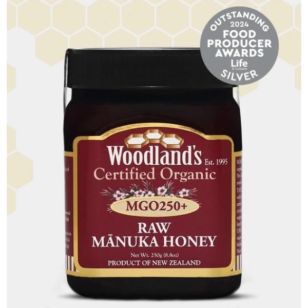 MIEL MANUKA BIO MGO 250+ 250G (WOODLANDS)