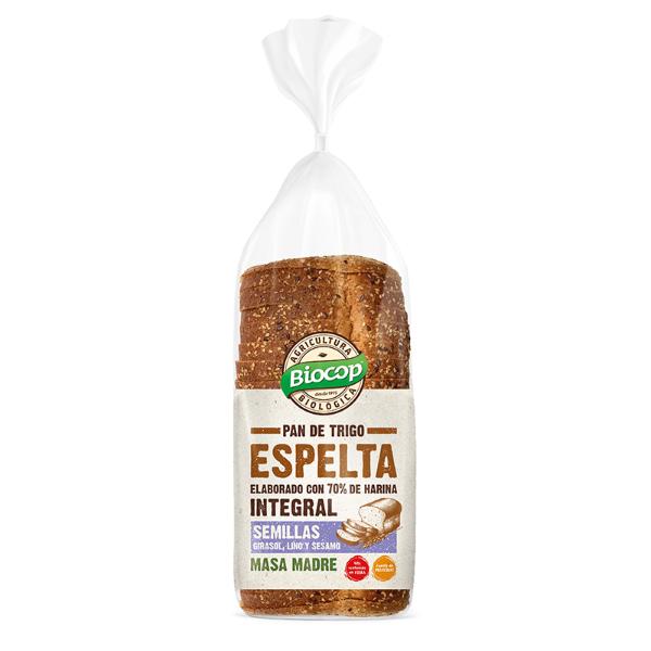 PAN MOLDE ESPELTA INTEGRAL SEMILLAS BIO 400G (BIOCOP)
