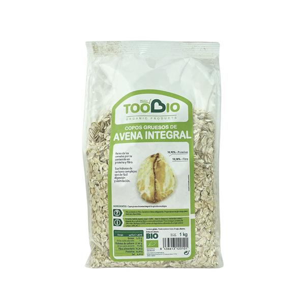 COPOS AVENA GRUESO INTEGRAL BIO 1KG (TOO BIO)