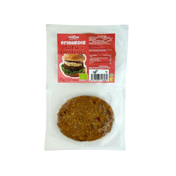 ECOBURGER VEGAN TOFU PIMIENTO BIO 150GR (TOO BIO)