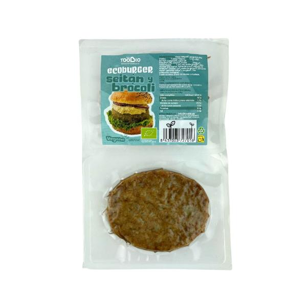 ECOBURGER VEGAN SEITAN BROCOLI BIO 150GR (TOO BIO)
