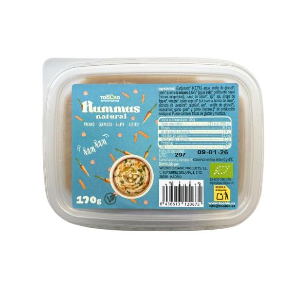 HUMUS NATURAL FRESCO BIO 170GR (TOO BIO)