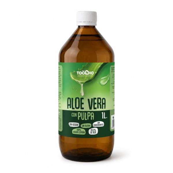JUGO ALOE VERA CON PULPA BIO 1LT (TOO BIO)
