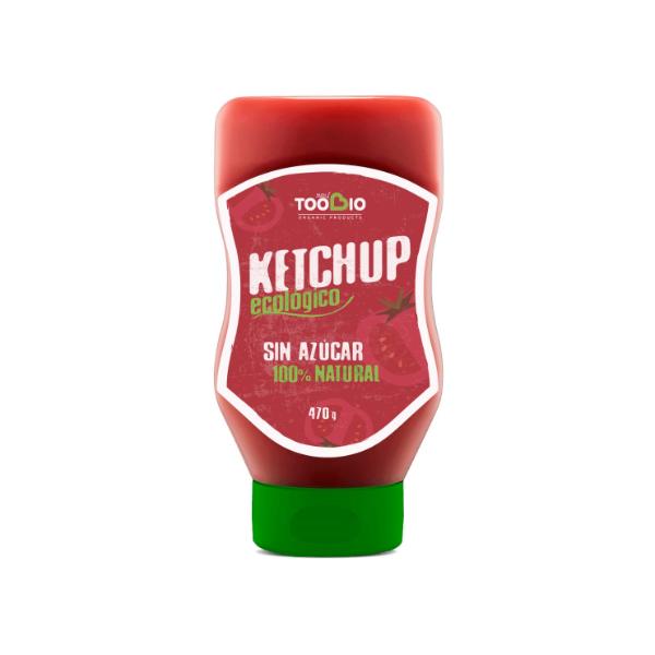 KETCHUP BIO SIN AZUCAR Y SIN GLUTEN 470G (TOO BIO)