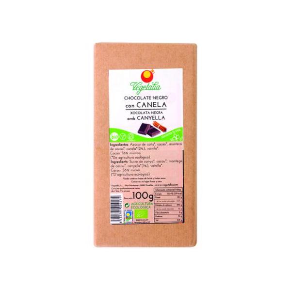 CHOCOLATE NEGRO C/CANELA BIO 100GR.