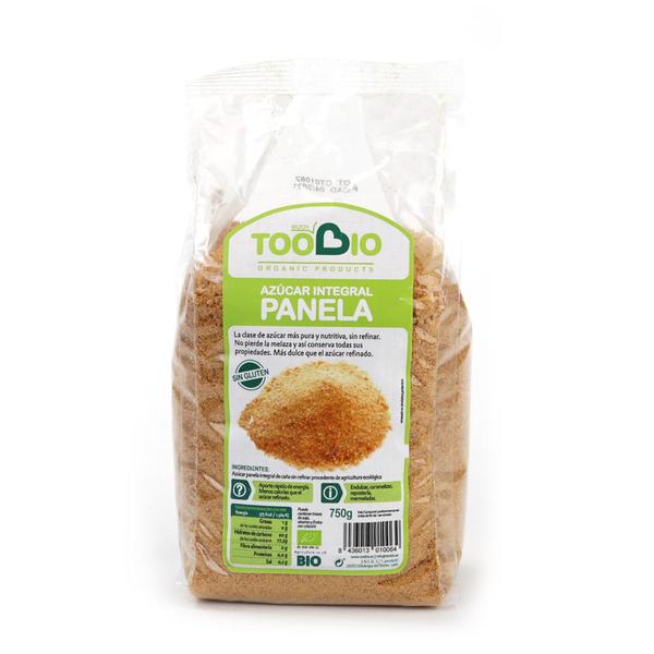 AZUCAR PANELA INTEGRAL SIN GLUTEN BIO 750GR (TOO BIO)
