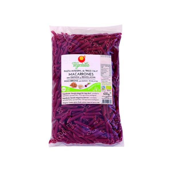 MACARRONES QUINOA Y REMOLAC.BIO.500GR.