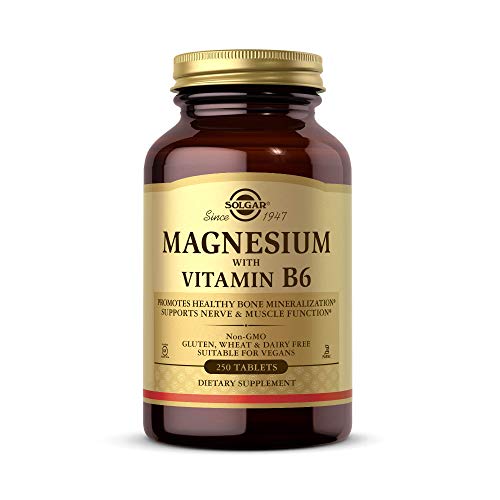 MAGNESIO+VITAMINA B6 250 COMPRIMIDOS (SOLGAR)