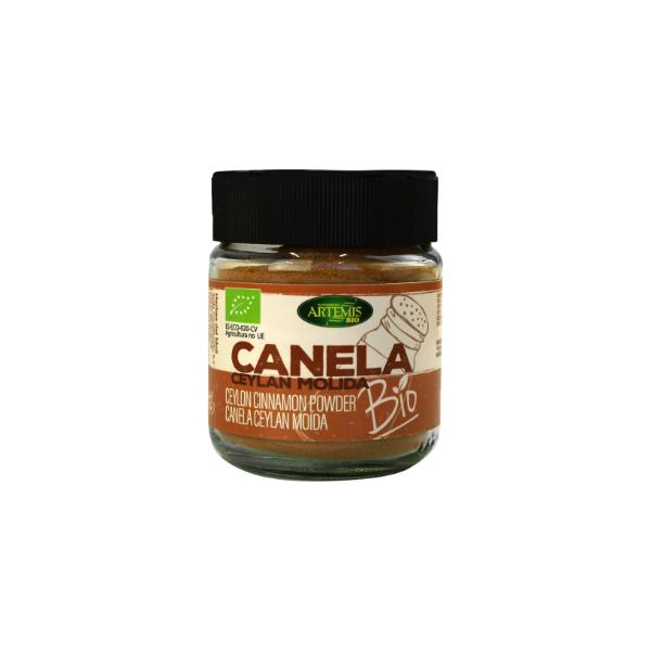 CANELA CEYLAN MOLIDA BIO 70GR TARRO GRANDE CRISTAL (ARTEMIS)