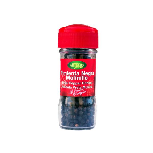 PIMIENTA NEGRA MOLINILLO 40GR TARRO CRISTAL (ARTEMIS)
