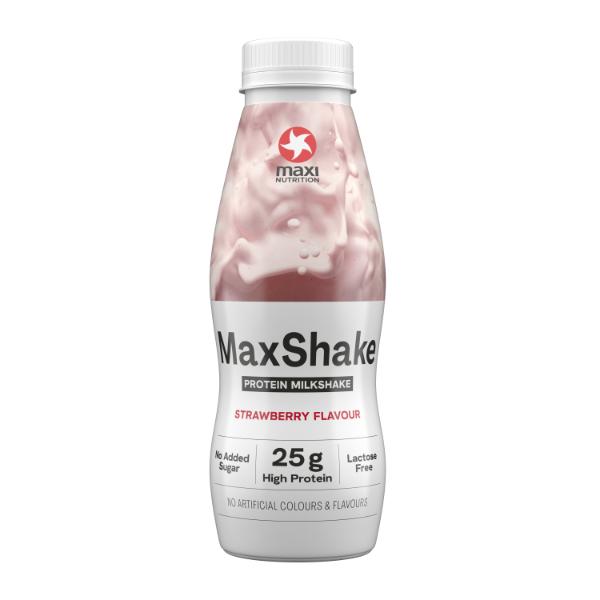 BATIDO PROTEINA (25G) FRESA 330ML SIN LACTOSA (MAXI)