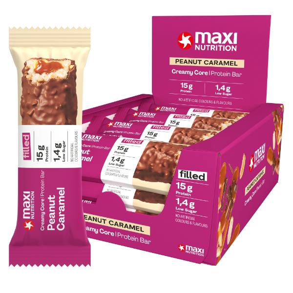BARRITA PROTEINA CACAHUETE CARAMELO 45G (MAXI)