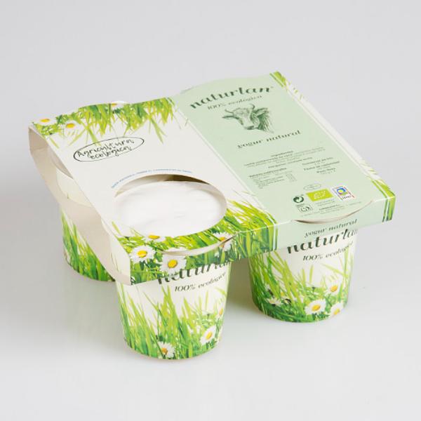 YOGUR VACA NATURAL BIO 4X125GR (NATURLAN)