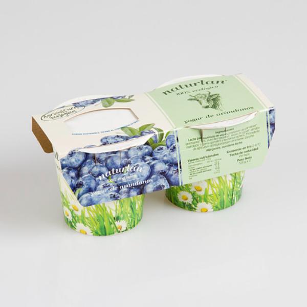 YOGUR VACA ARANDANOS BIO 2X125GR (NATURLAN)
