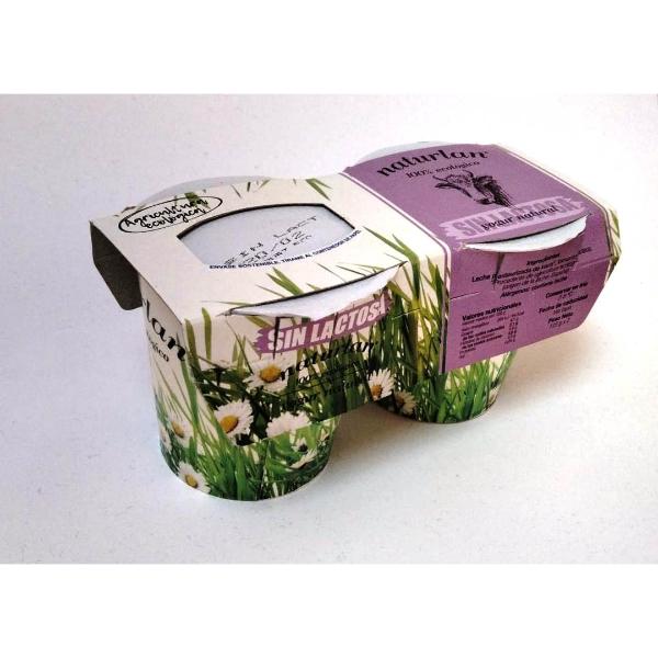 YOGUR VACA SIN LACTOSA BIO 2X125GR (NATURLAN)