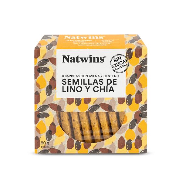 GALLETA AVENA CENTENO LINO CHIA 80G SIN AZUCAR (NATWINS)
