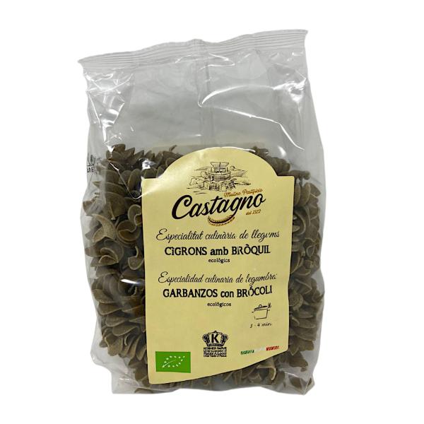 ESPIRALES GARBANZOS BROCOLI BIO 250GR (CASTAGNO)
