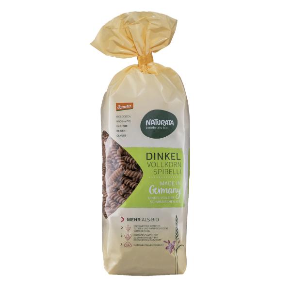 ESPIRALES ESPELTA INTEGRAL BIO 500G (NATURATA) DEMETER