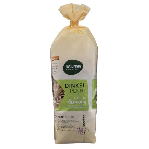 MACARRONES ESPELTA INTEGRAL BIO 500G (NATURATA) DEMETER