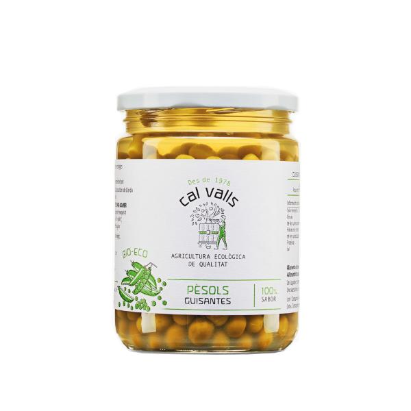 GUISANTES FINOS COCIDOS BIO 410G (CAL VALLS)