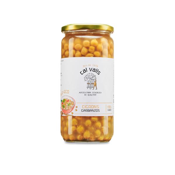 GARBANZOS COCIDOS BIO 700G (CAL VALLS)
