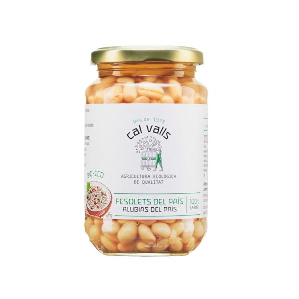 ALUBIAS BLANCAS DEL PAIS COCIDAS BIO 350G (CAL VALLS)