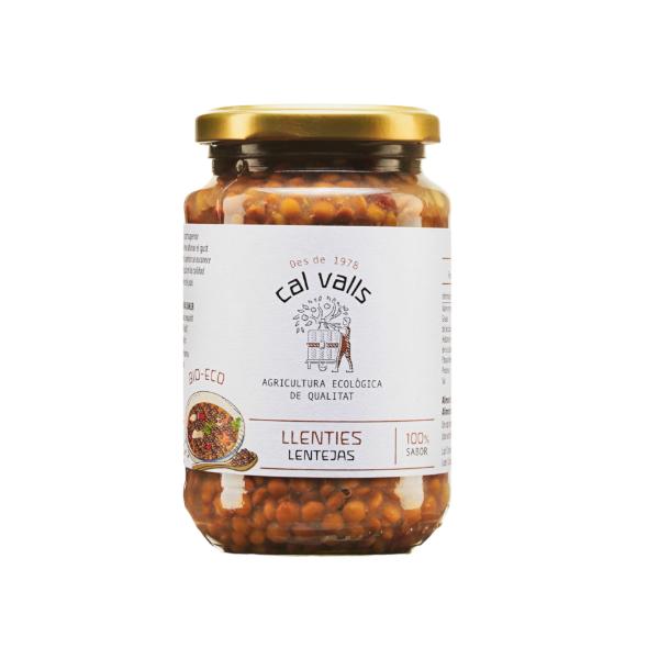 LENTEJAS COCIDAS BIO 350G (CAL VALLS)