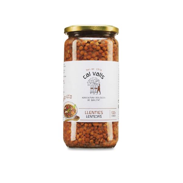 LENTEJAS COCIDAS BIO 700G (CAL VALLS)