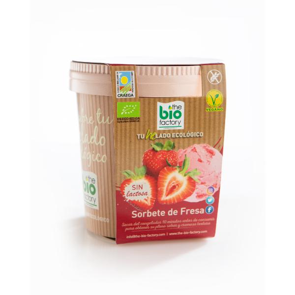 CONGELADO TARRO 480ML HELADO FRESA BIO-VEGANO (BIO-FACTORY)