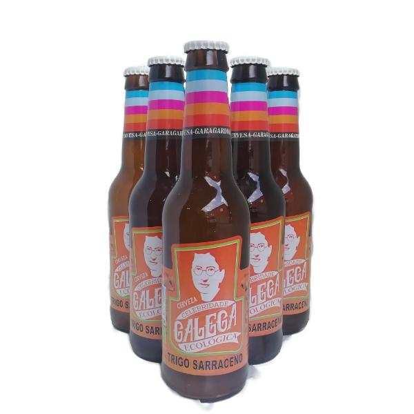 CERVEZA ECOLOGICA CON TRIGO SARRACENO 33CL (GALEGA)