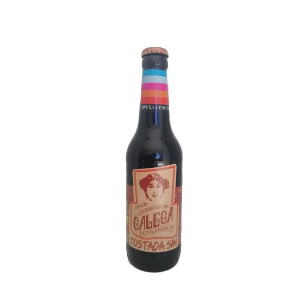 CERVEZA ECOLOGICA TOSTADA SIN ALCOHOL 33CL (GALEGA)
